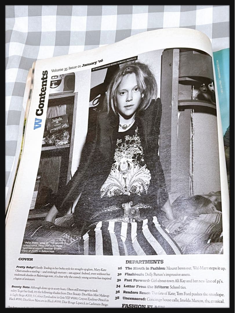 洋雑誌 オルセン姉妹 メアリーケイト オルセン W 表紙 雑誌 激レア