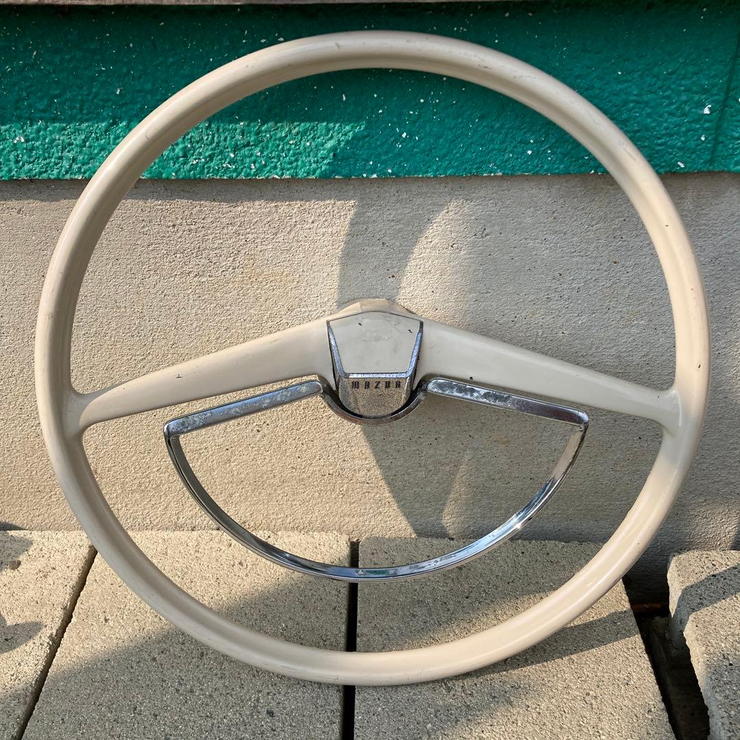 旧車MAZDAキャロル初期ハンドル