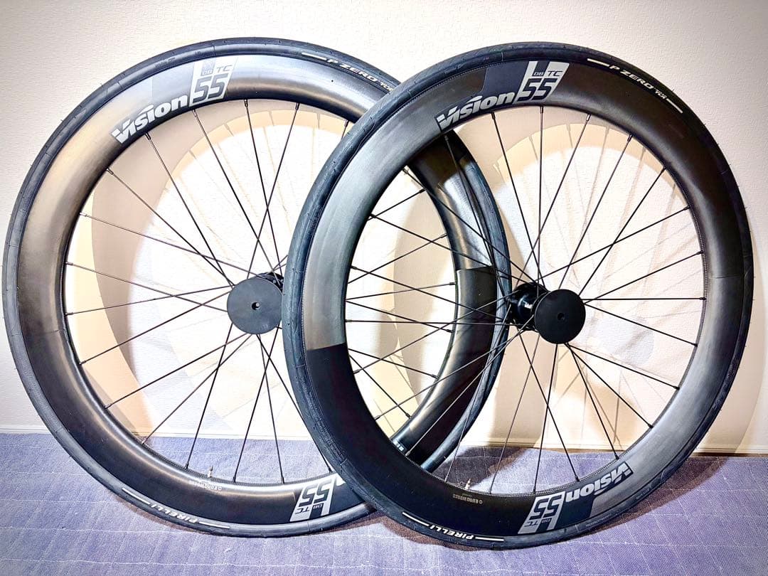 VISION SC55 クリンチャー 55mm カーボン ホイール ロードバイク