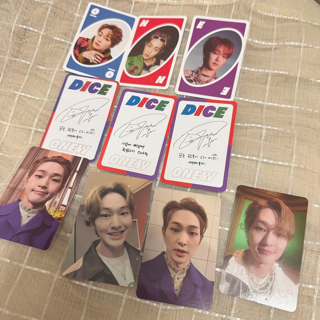 SHINee  ONEW  トレカ　オニュ　DICE