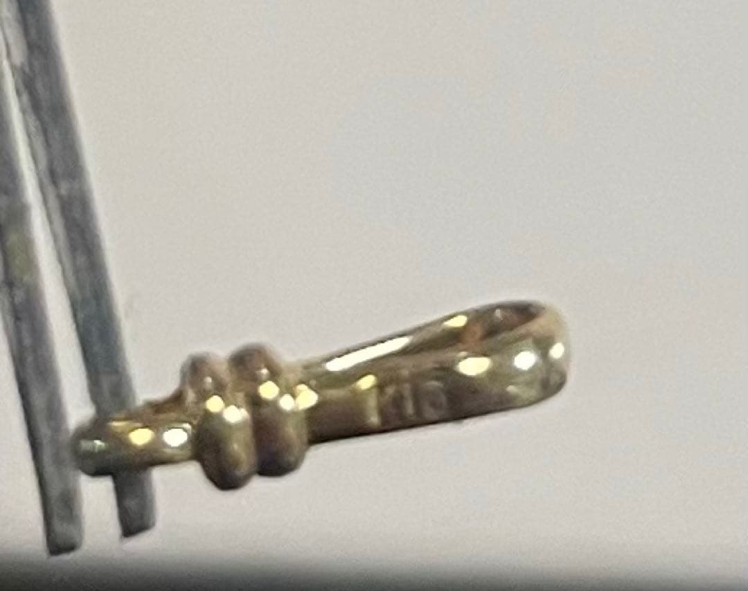 k18 フック受け金具　留め具　ダルマカン　ネックレス