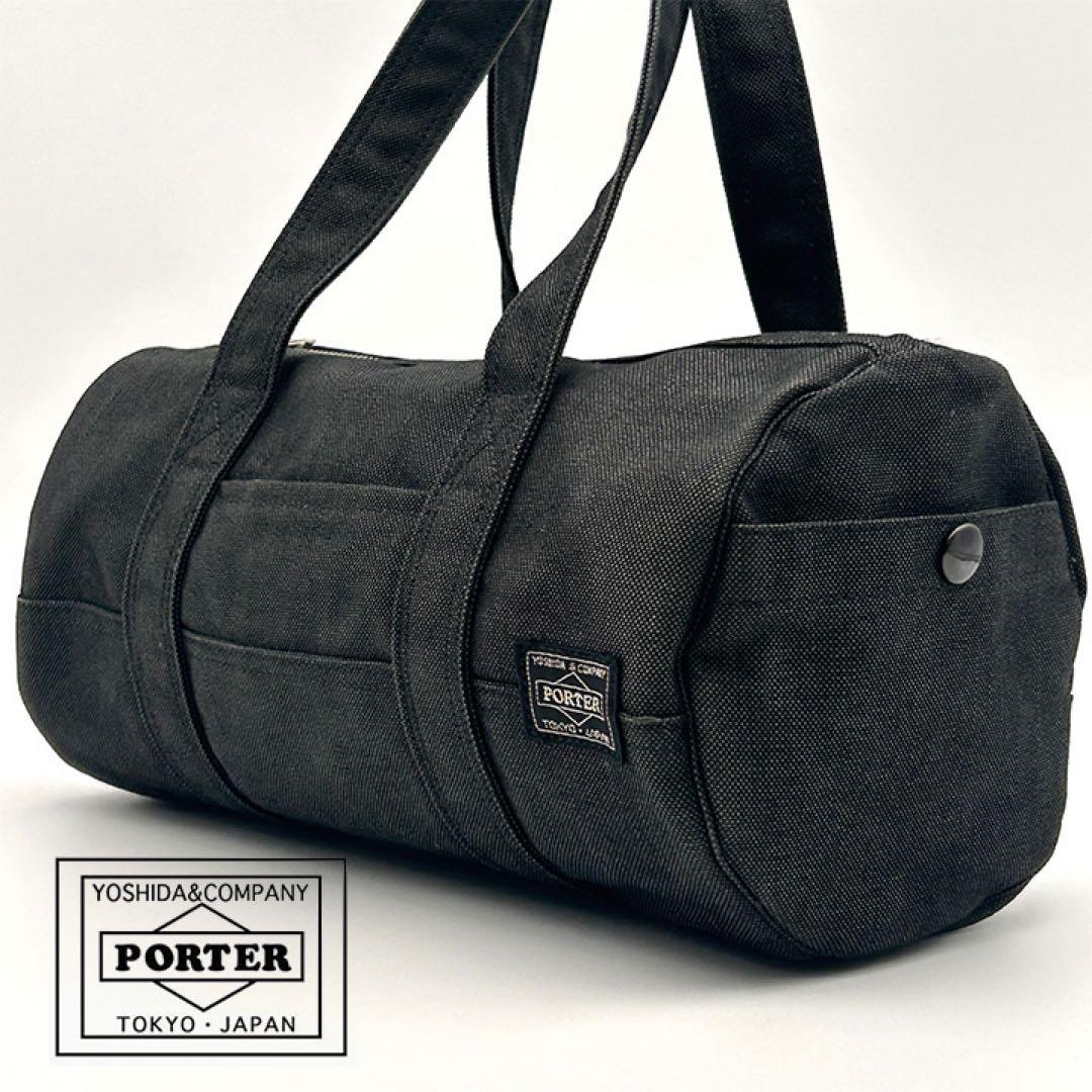 美品✨ PORTER SMOKY ボストンバッグ ミニ ドラムバッグ