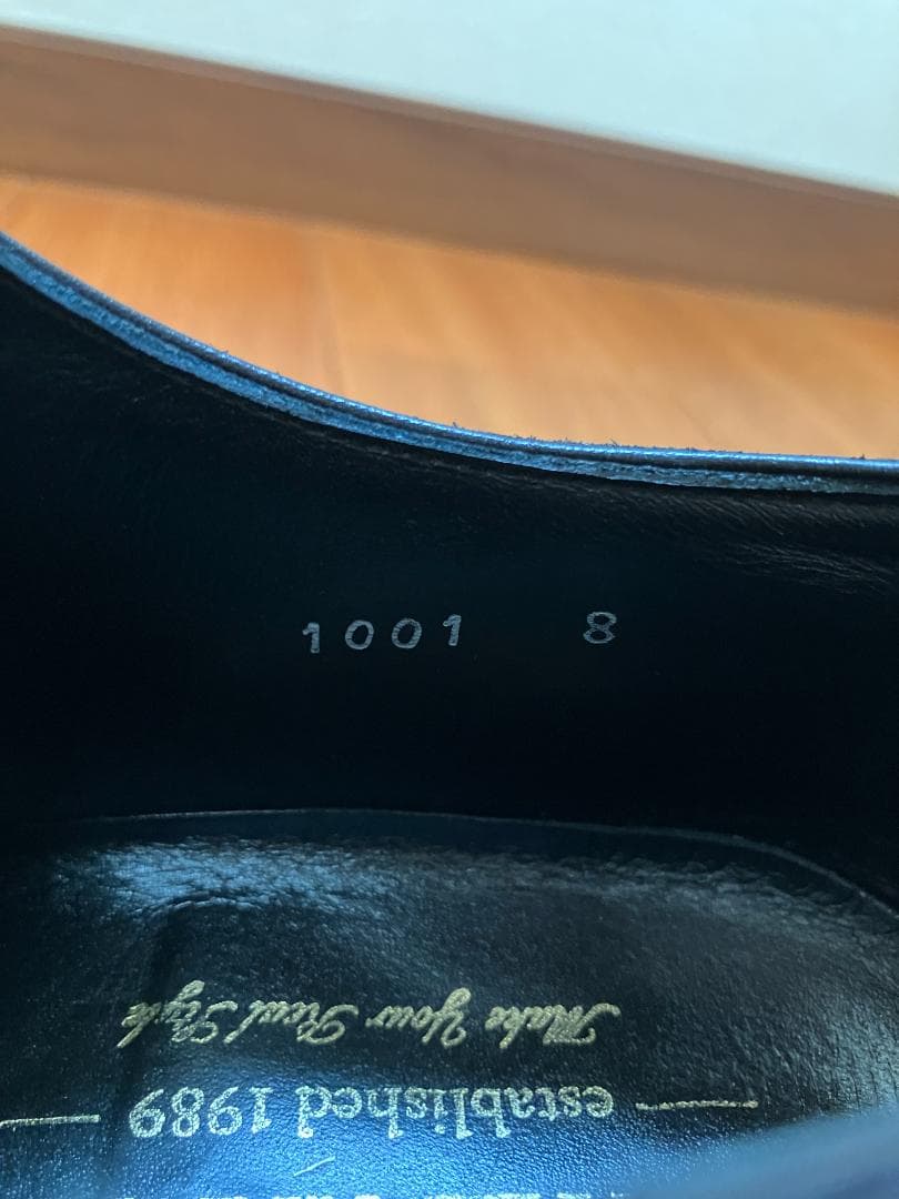 ユナイテッドアローズ　ストレートチップ　サイズ8　26cm　シューキーパー付き