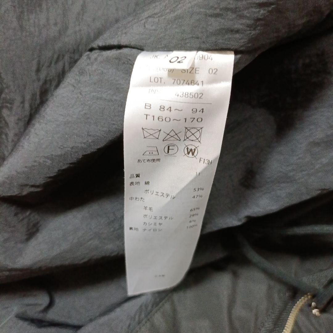 ATON テクノコットンパテッド　ショートモッズコート　サイズ2