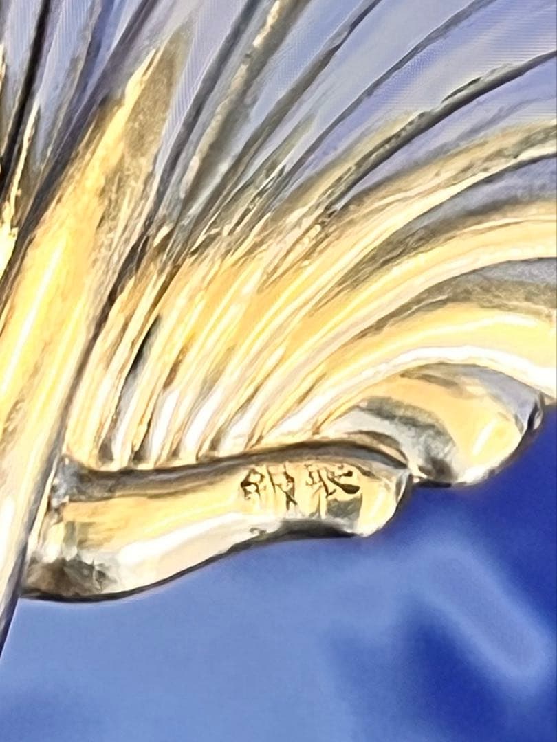 銀製　ストロースプーン　6本セット　掃除用ブラシ付き