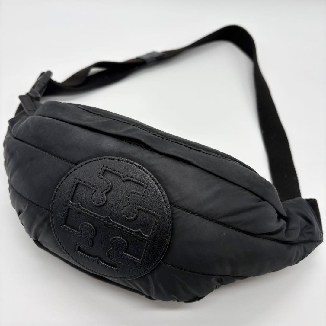 美品✨トリーバーチ ボディバッグ エラ ベルトバッグ ナイロン ブラック