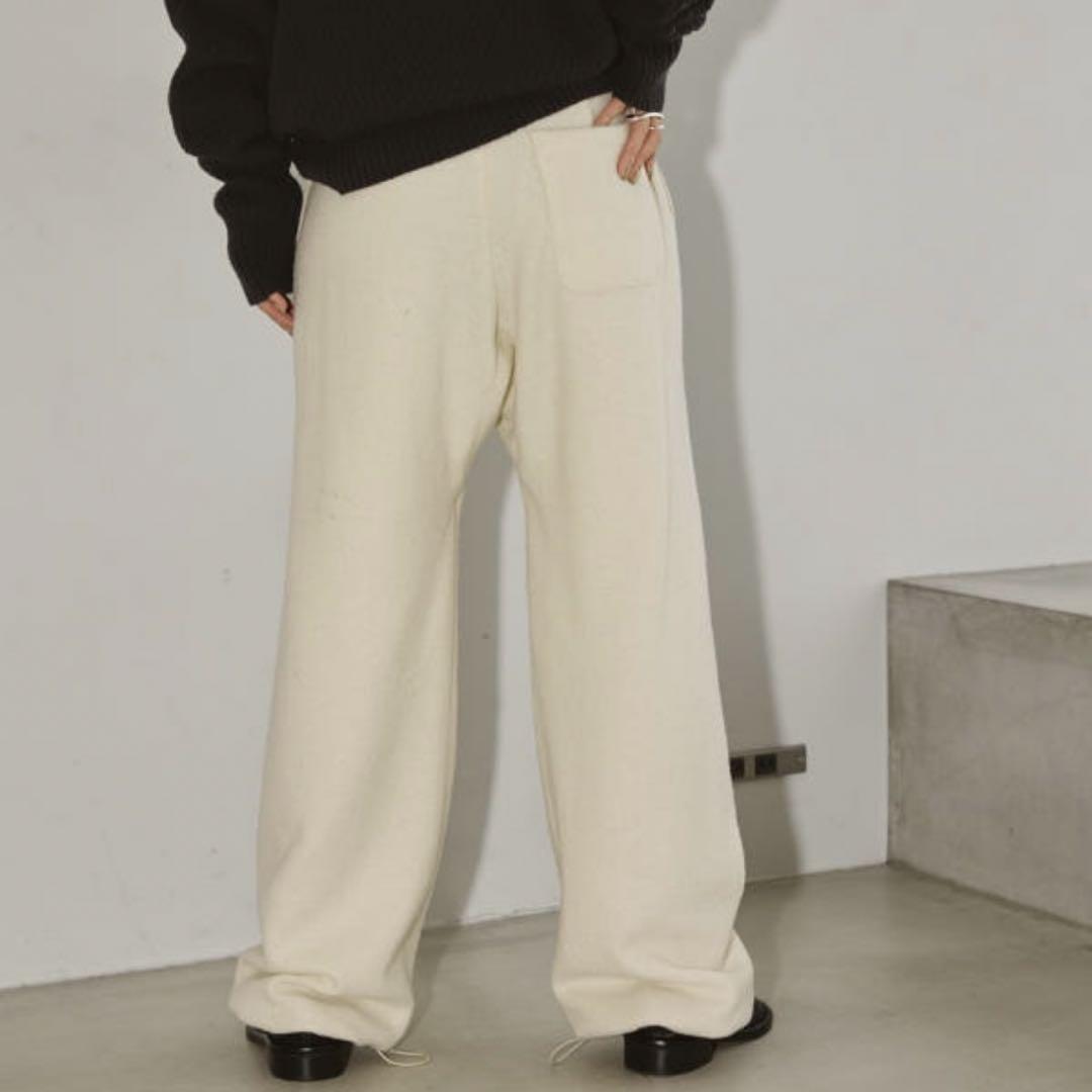 TODAYFUL ドローストリングスウールパンツ 38