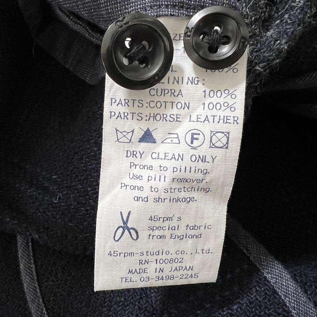 美品 45R×フォックスブラザーズ ツイード テーラードジャケット M相当3