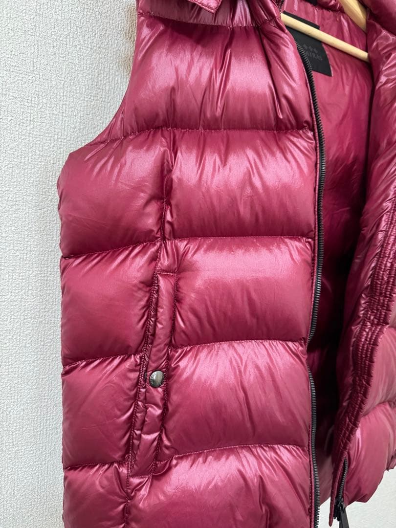 圭さん専用！美品☆TATRAS ダウンベスト フード付　メンズ 03 レッド