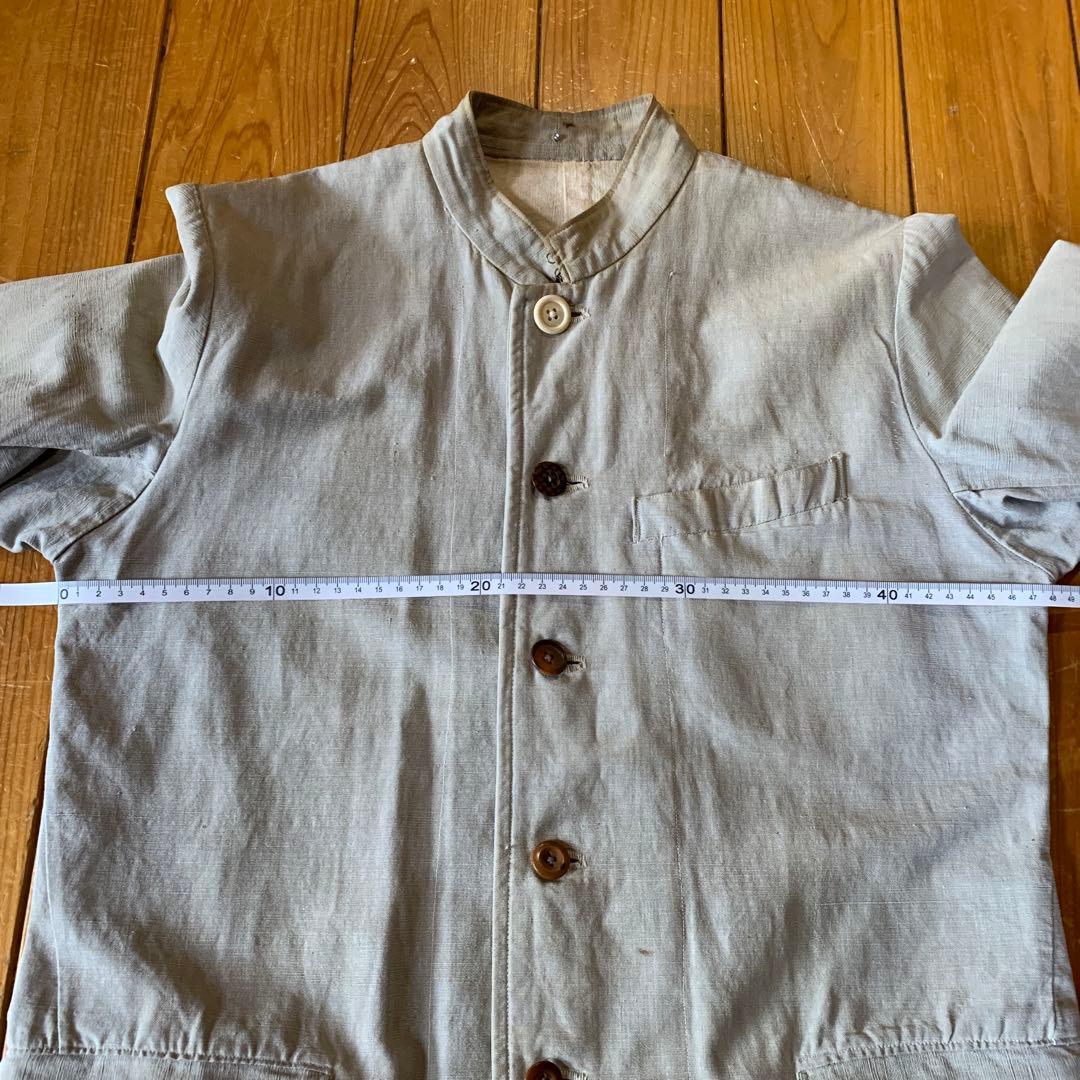 1900s〜 French製 コットンリネンジャケット
