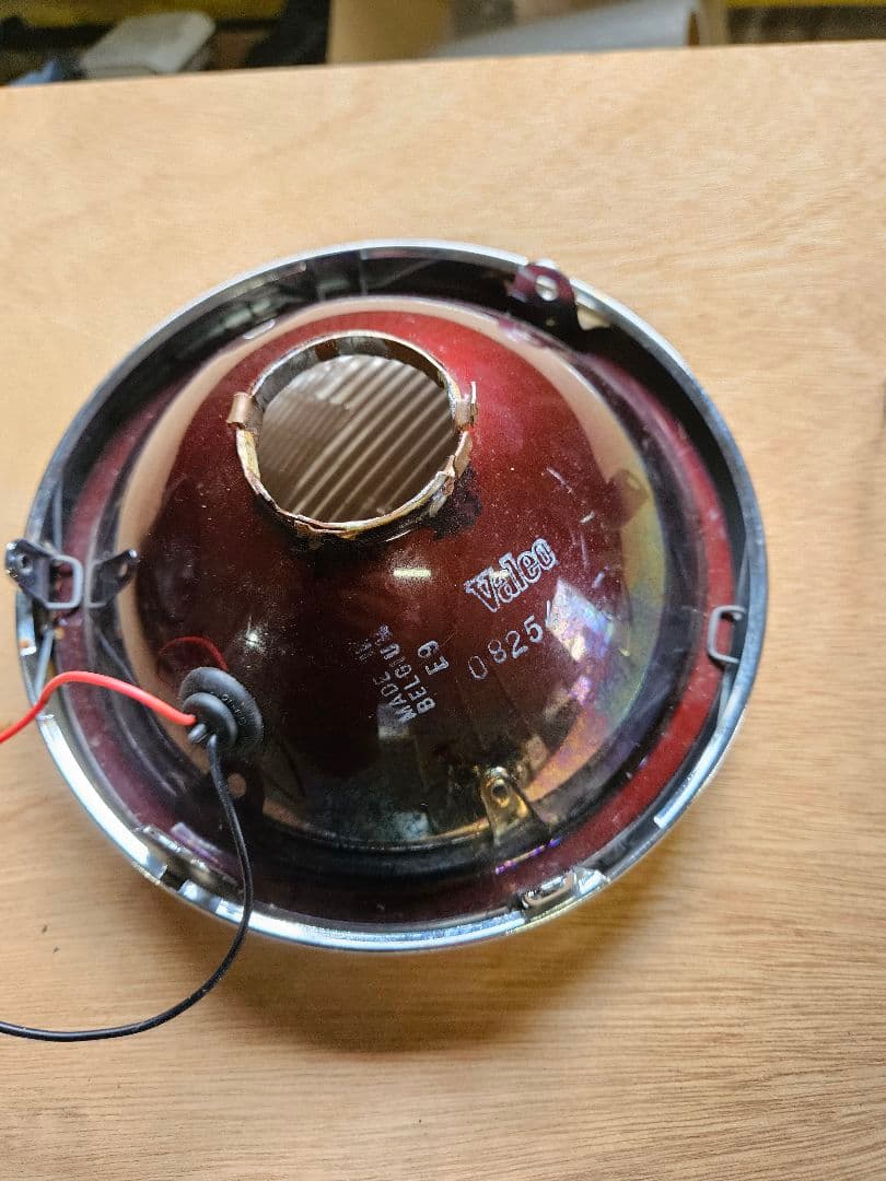 シビエヘッドライト ストーンガード付き