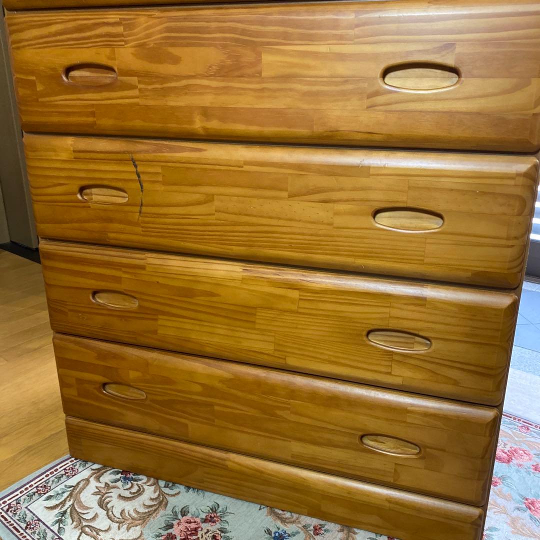 F*o様 【たんす】カントリー調 木製 チェスト　日本製　引き出し　箪笥
