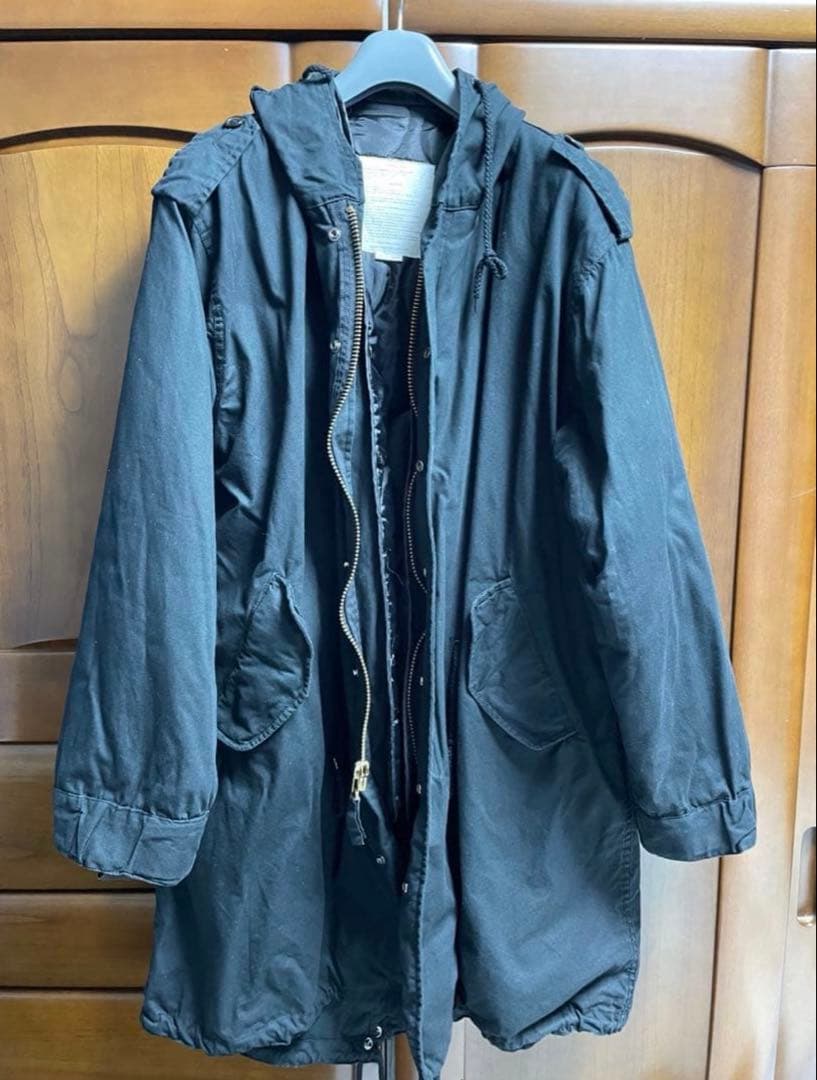 Houston 米軍M51型パーカ　モッズコート　ブラック