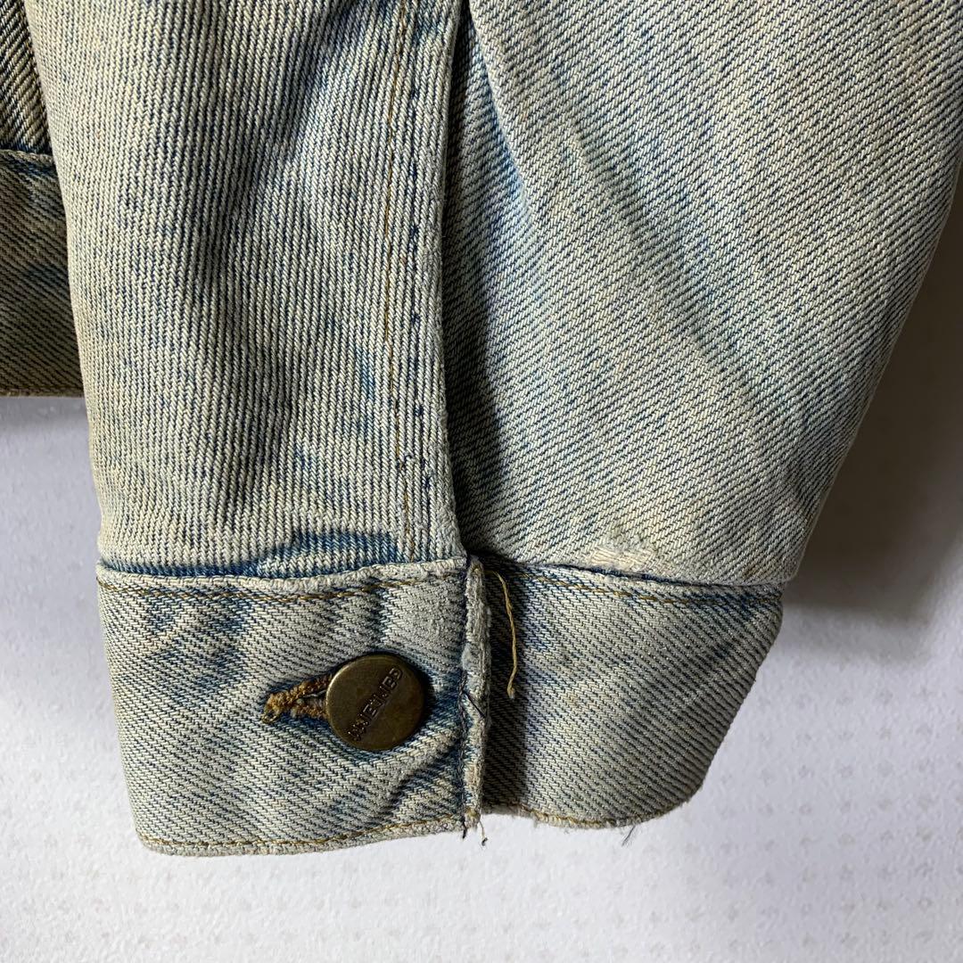 80s USA製 carhartt ブランケット付きデニムジャケット 2XL