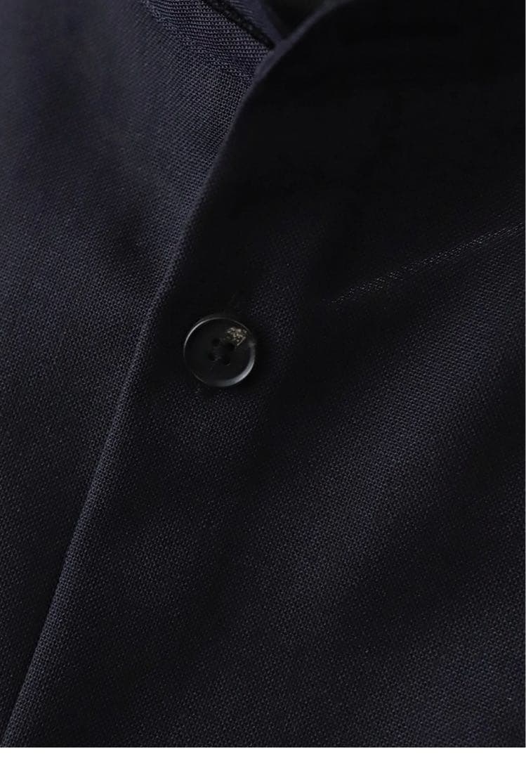 ジャケット・アウター The CLASIK DORMEUIL MINIMAL COLLARLESS