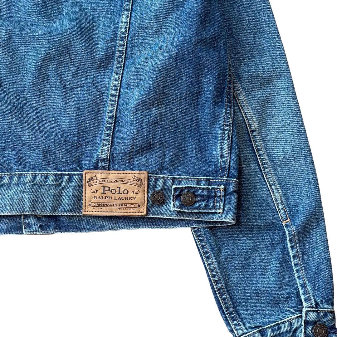 新品タグ付き Polo Ralph Lauren デニムトラッカージャケット M
