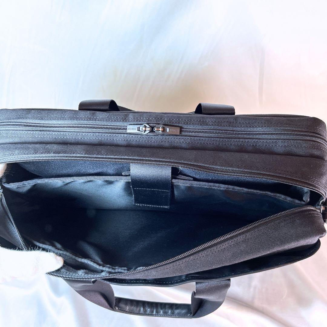PORTER ポーター ブリーフケース ビジネスバッグ 2way 2層式 黒