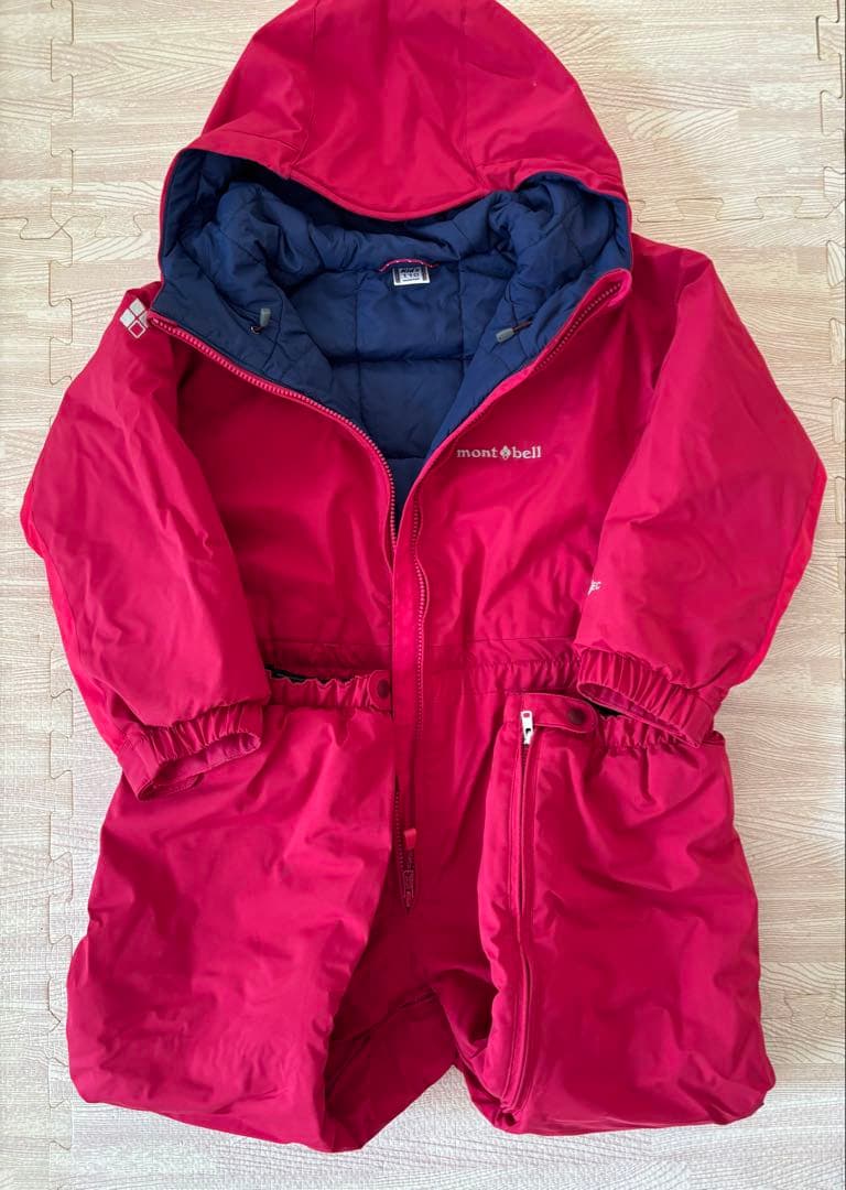 mont-bell 子供用スキーウェア パウダー カバーオール Kid's