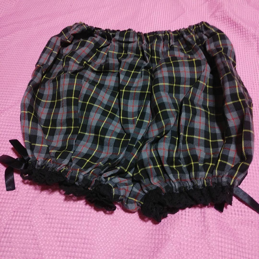 メタモルフォーゼ　チェック柄JSK　ブルマ付き　ロリータ　ロリィタパンク　メタモ