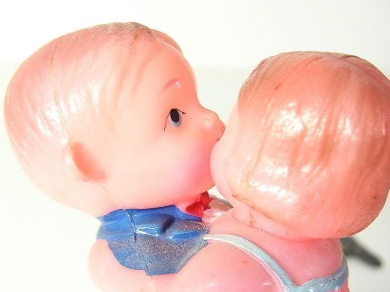 ダンシング カップル セルロイド おもちゃ 占領下日本製 ゼンマイ 戦後の昭和