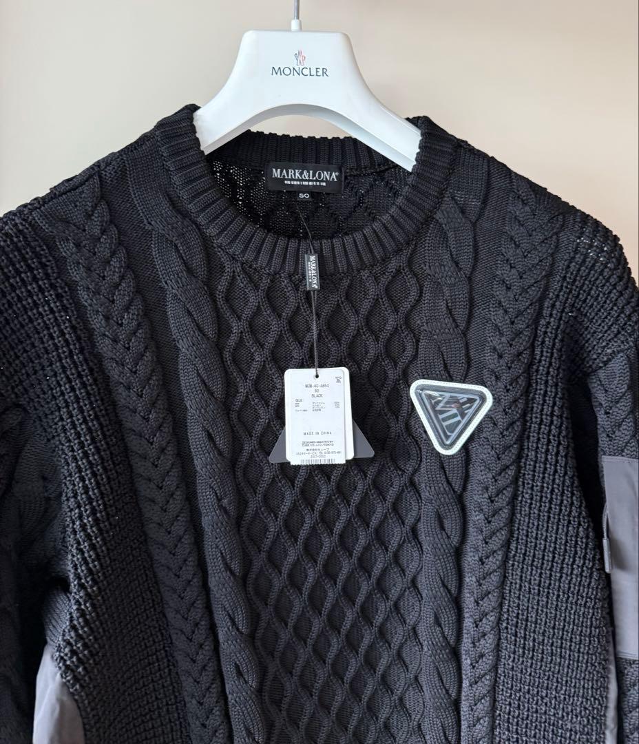 新品 ★ MARK&LONA ニット セーター マーク&ロナ 正規品 ブルゾン