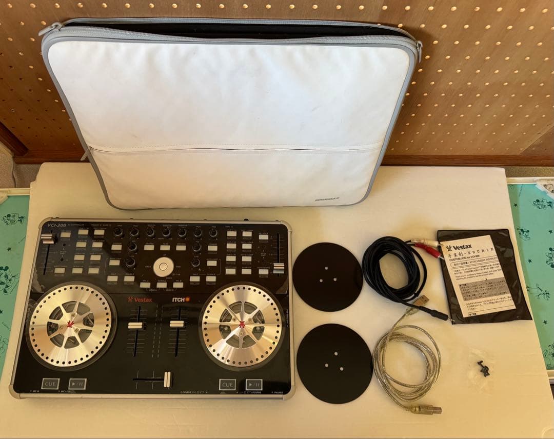 オマケ! アルミ手裏剣ジョグ!Vestax VCI-300 DJコントローラー
