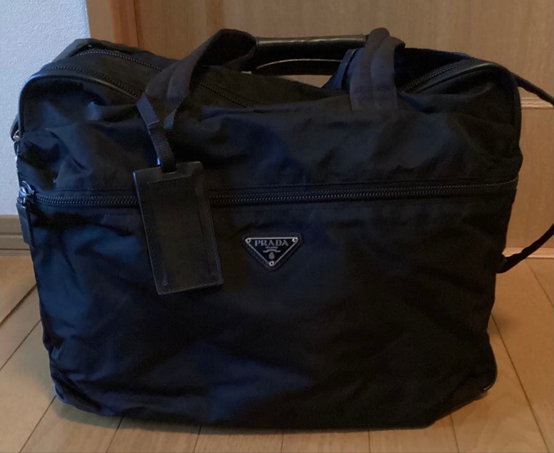 美品　プラダビジネスバック　大容量　ショルダー　トート　バック