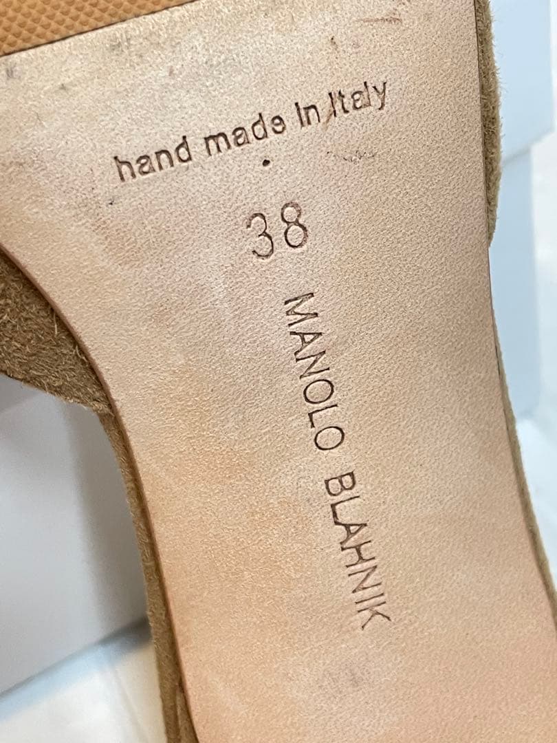 【良品】Manolo Blahnik（マノロブラニク）スエードミュール❤︎