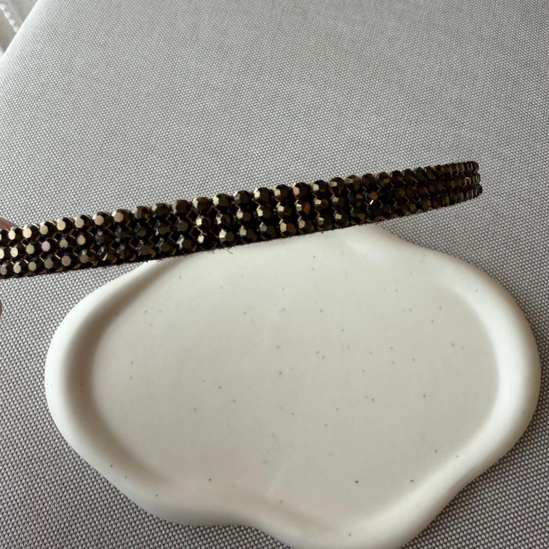 acca アッカ　カチューシャ　ヘアアクセサリー　ブラウン　オードリー