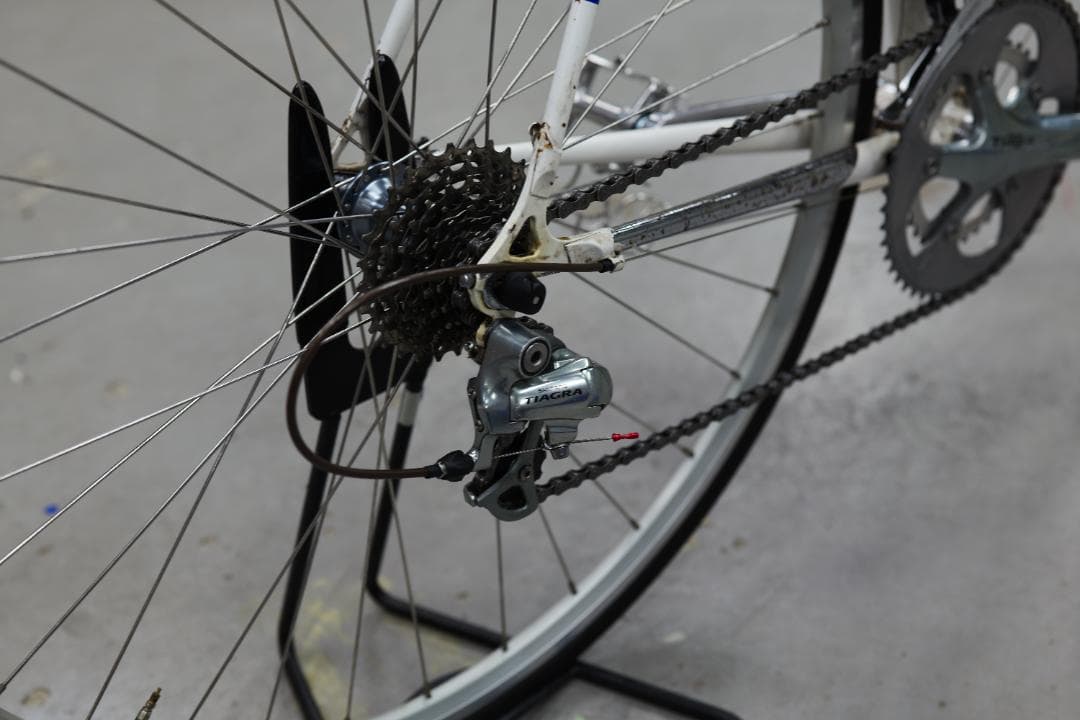 Panasonic クロモリ　フラットバーロードバイク　540mm