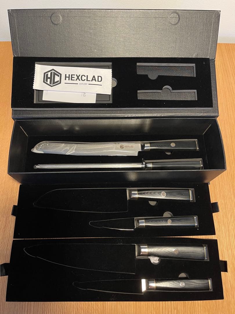 新品未使用) 日本未発売　HEXCLAD 包丁セット