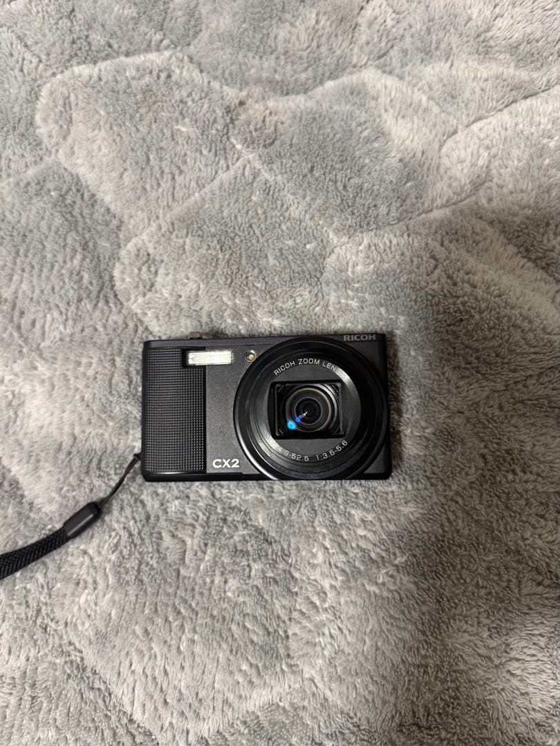 【動作確認済み】Ricoh CX2 黒デジタルカメラ