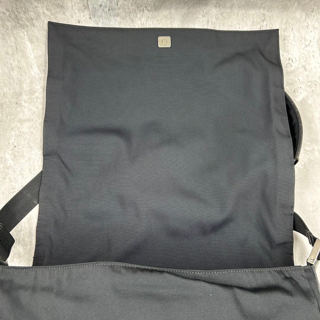 【良品】 グッチ ショルダーバッグ 2way メッセンジャーバッグ ブラック