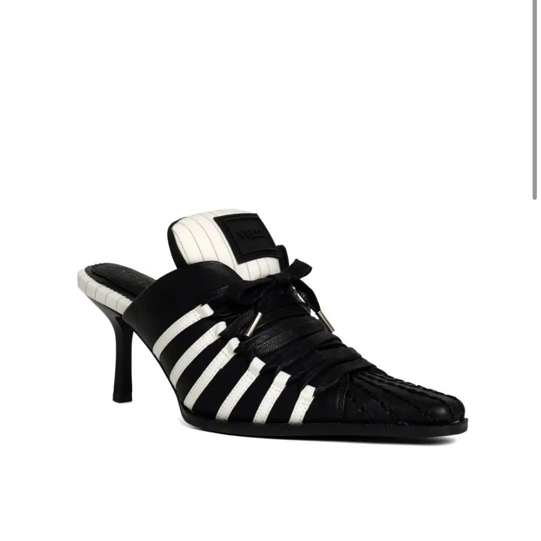 靴 YELLO MONOCHROME SNEAKER MULES