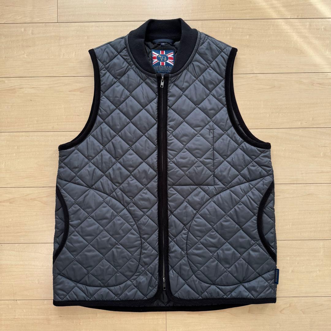 lavenhamラベンハム キルティング ベスト ZIP BOMBER