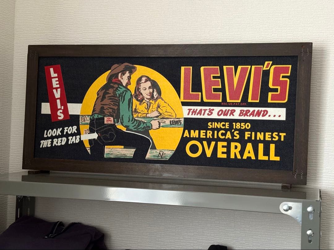 リーバイス バナー lvc デニム ヴィンテージ 看板 LEVI'S