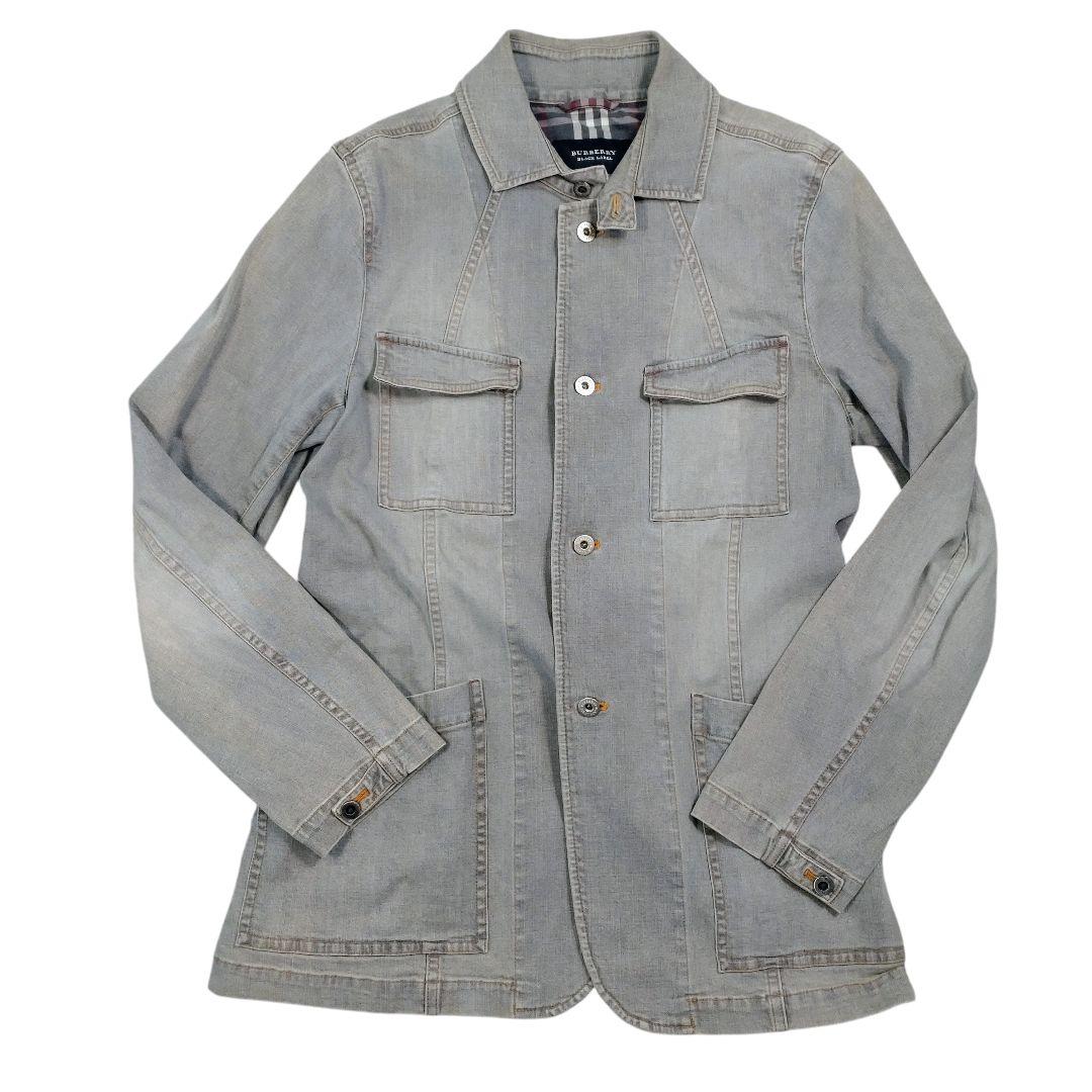バーバリーブラックレーベル デニムジャケット L ノバチェック