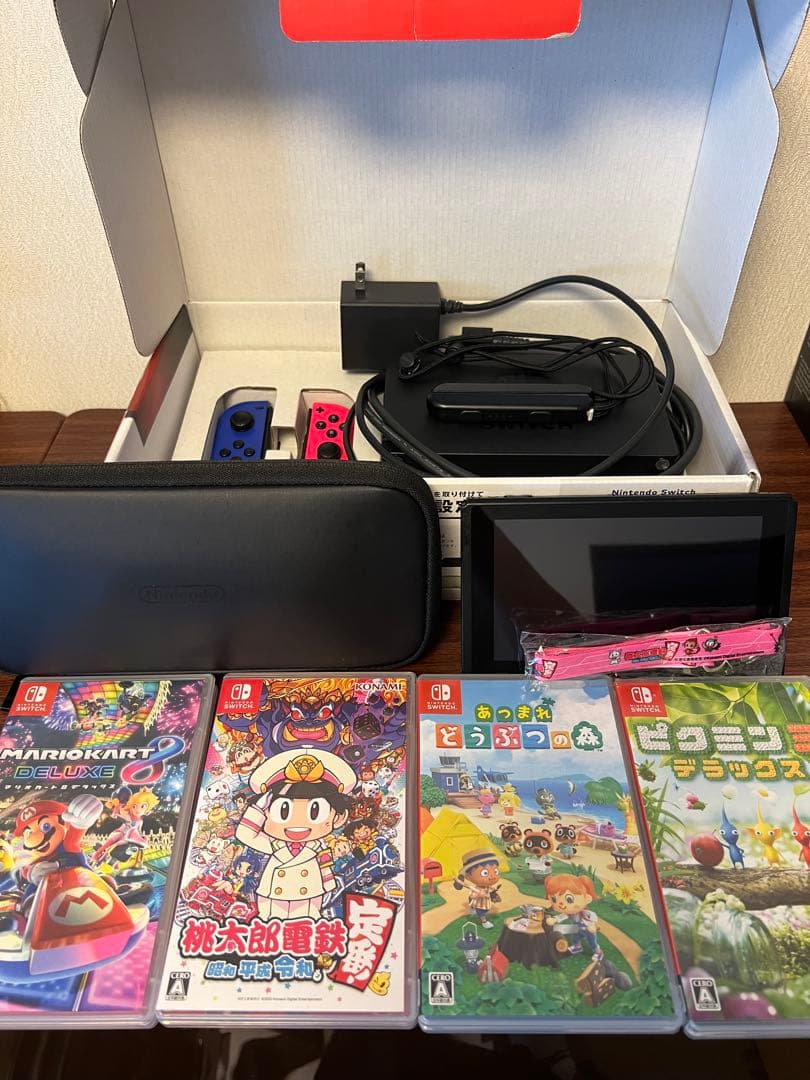 NINTENDO SWITCH本体+ソフト4本セット