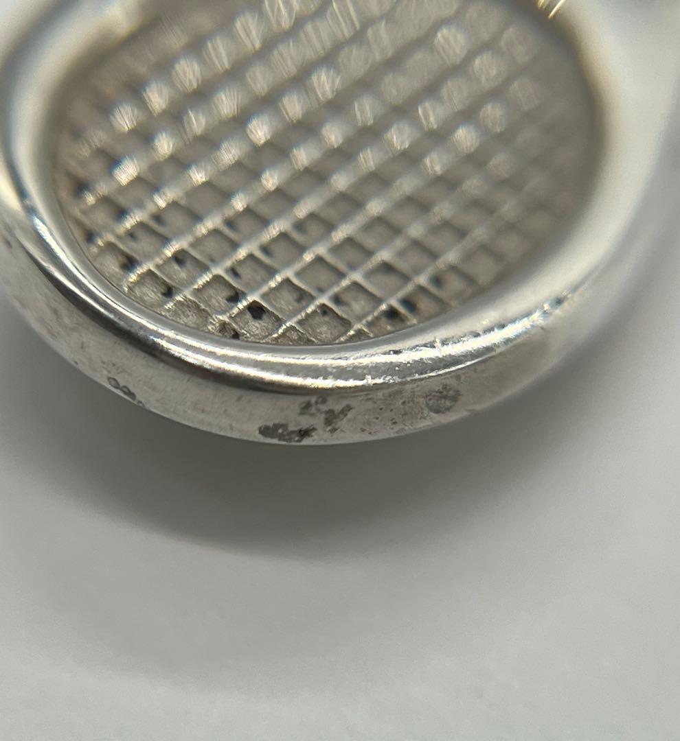 ティファニー TIFFANY&CO テニスラケット ボール モチーフ キーリング