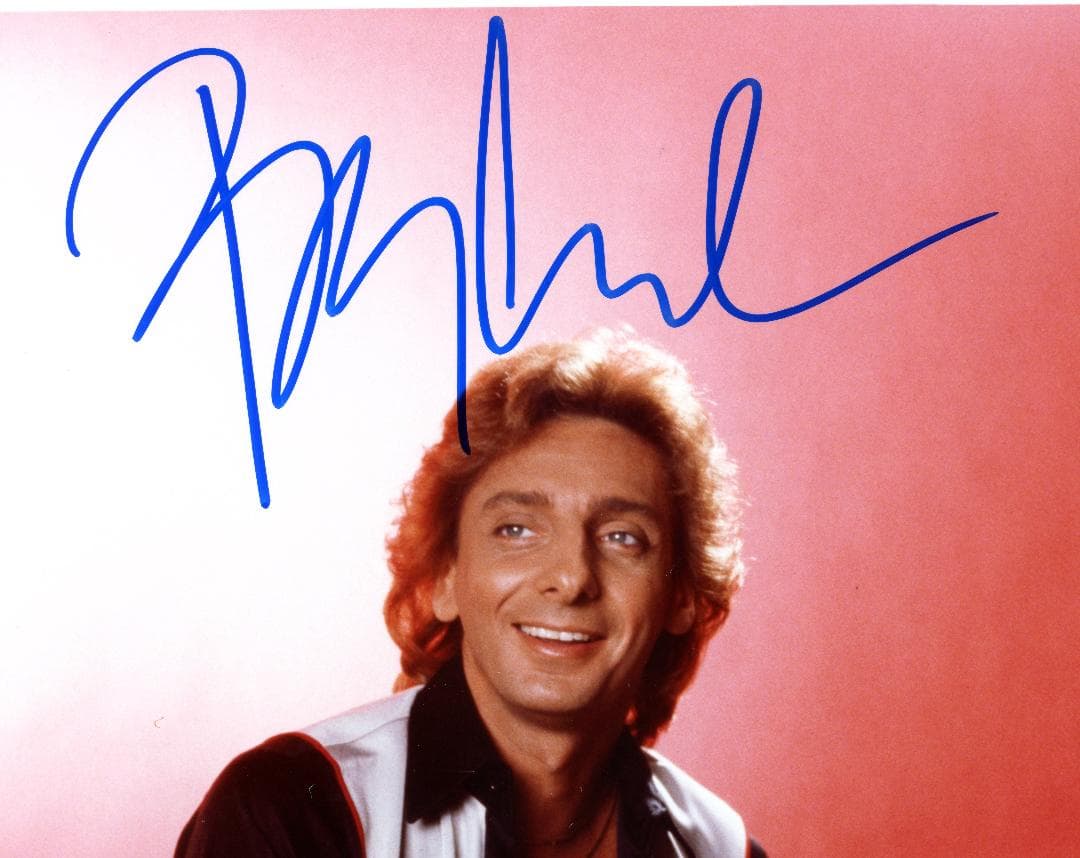 バリー・マニロウ（Barry Manilow） 自筆サイン