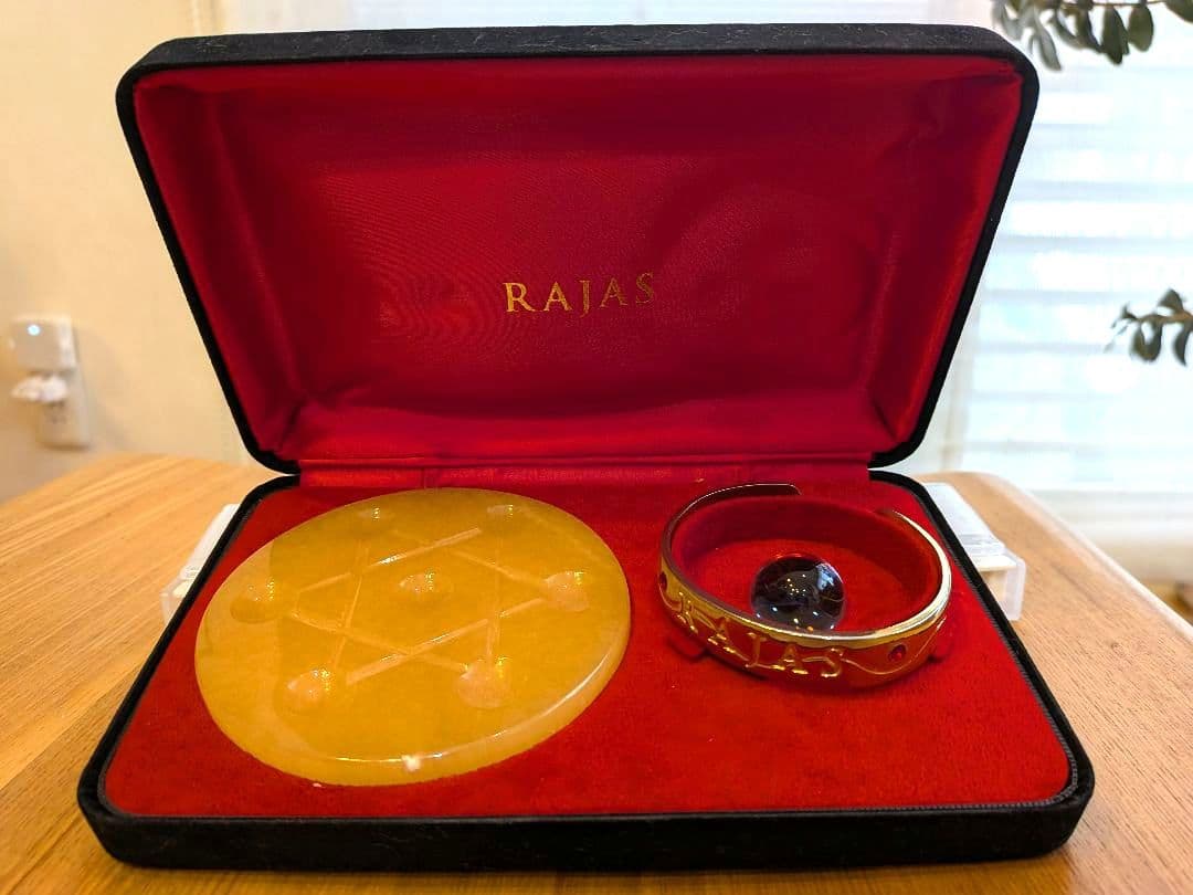 RAJAS ブレスレットとディスクセット　おまけ　ティンシャ付き