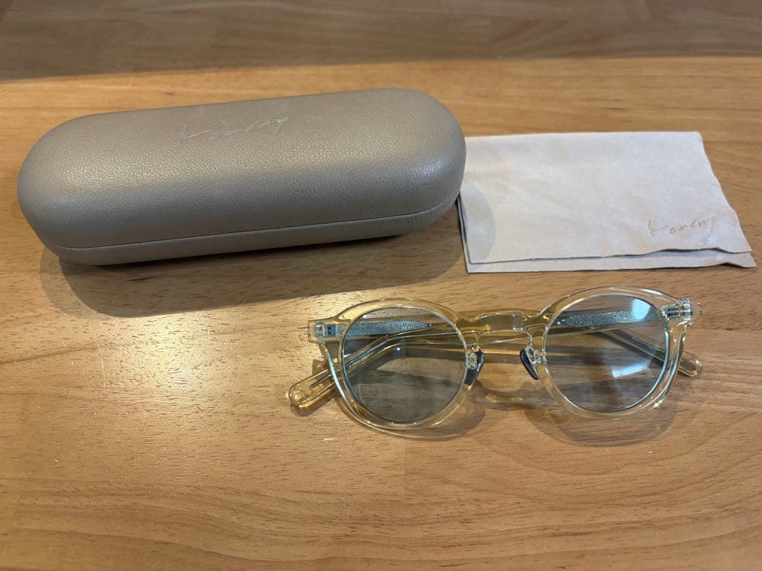 最終値下げ　kearny dearie サングラス　clear yellow