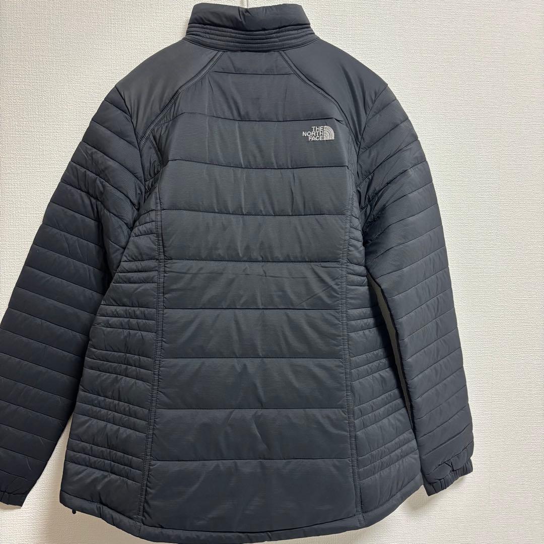 新品タグ付　ノースフェイス 中綿ジャケット 【グレー×ブラック　レディースL】