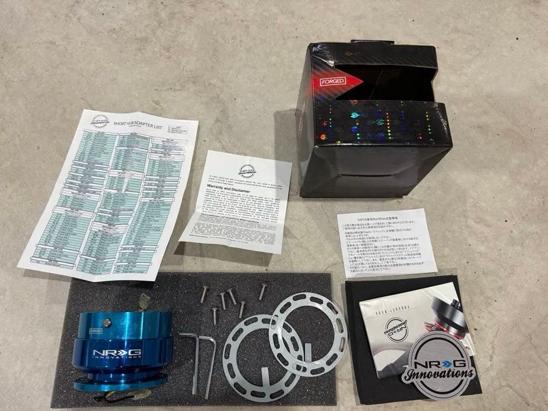 NRG SRK-200BLクイックリリース　レンチン音