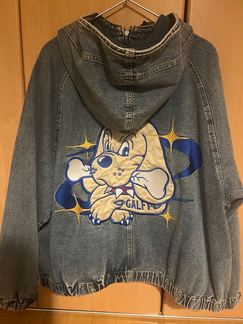 GALFY ウィメンズ デニムフードジャケット