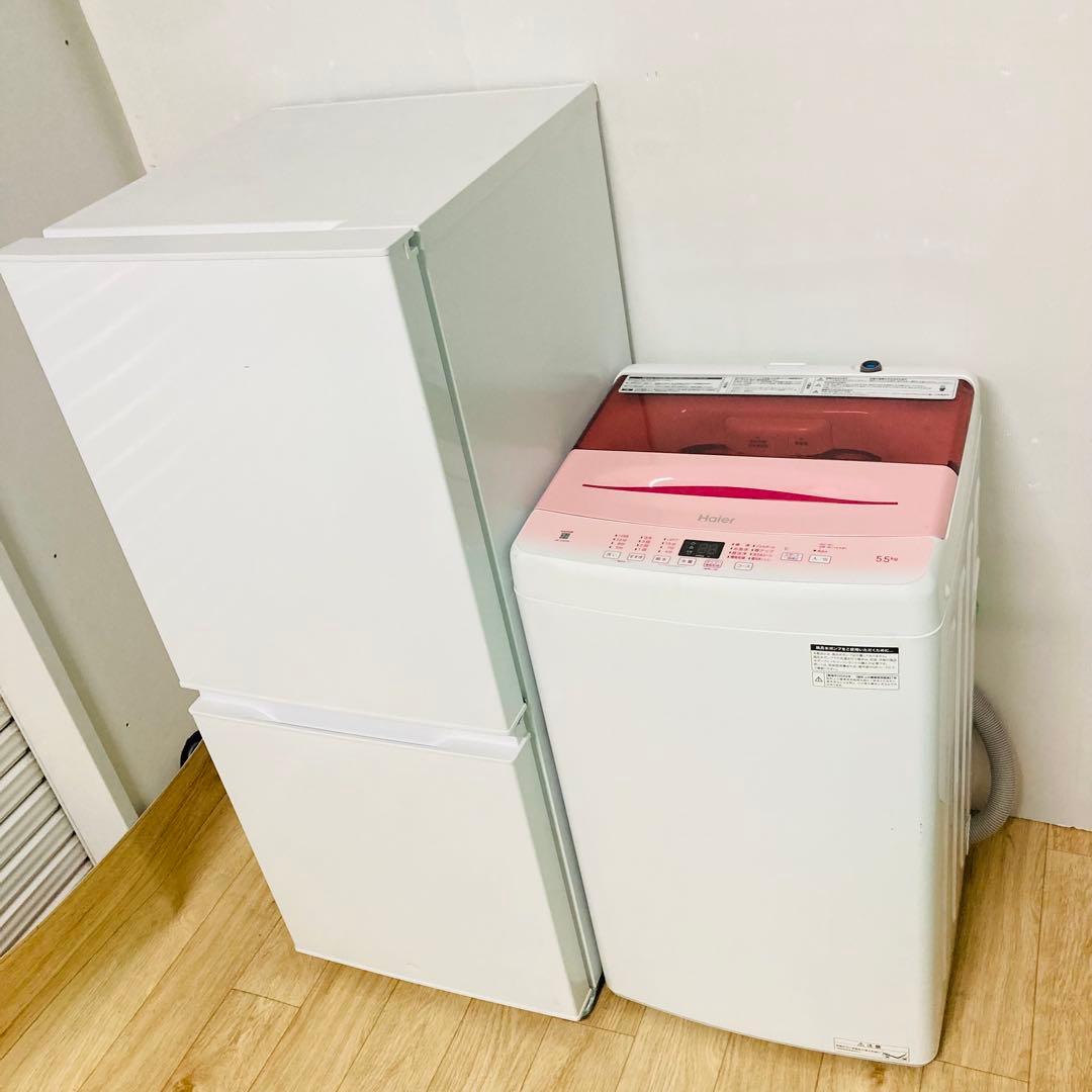 かわいいピンクの洗濯機❗️一人暮らし家電セット❗️大阪、大阪近郊配送と設置無料B