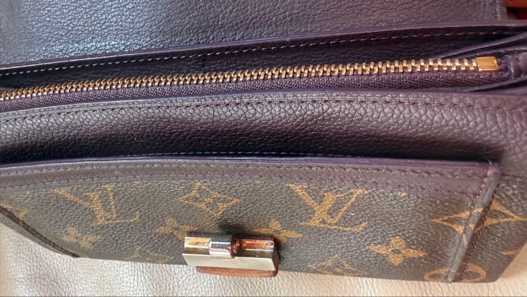 ヴィトン 長財布 ポルトフォイユ エリゼ パープル