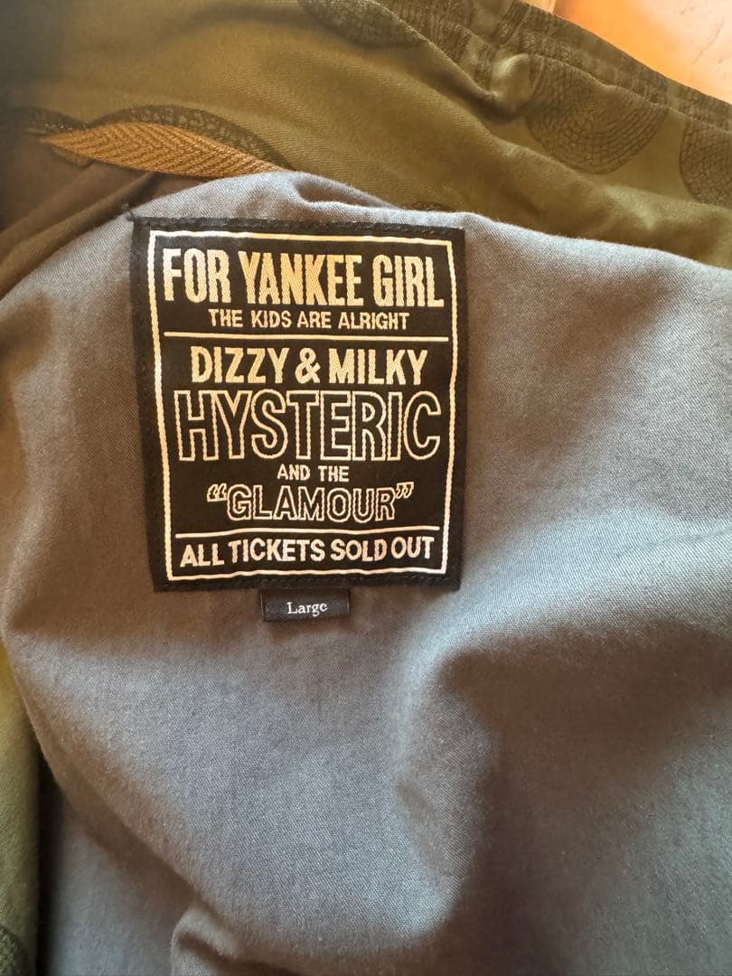 本日まで出品　ヒステリックグラマー SNAKE LOOP柄 M65