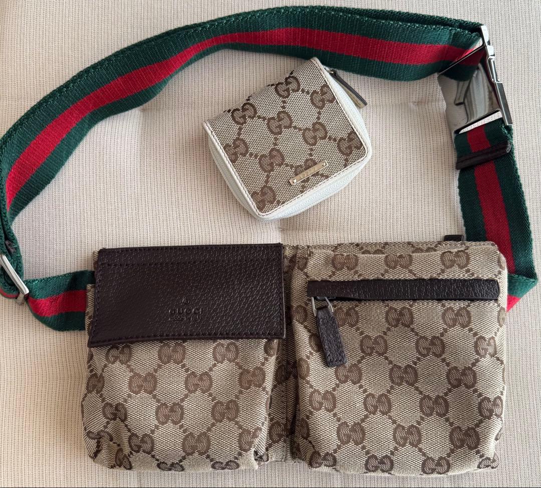 美品 GUCCI ボディバッグ・ウエストポーチ ケース付き！