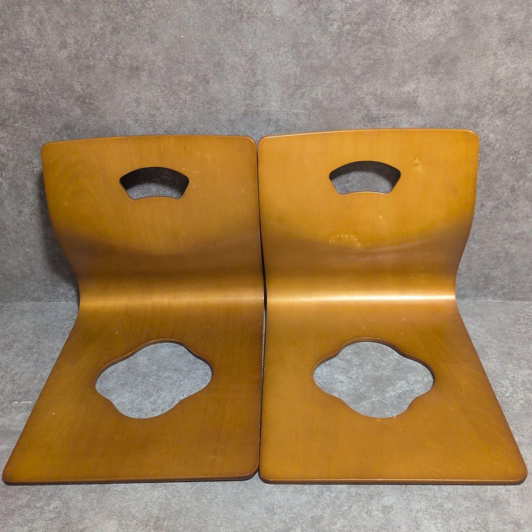 演漆　曲げ木座椅子 8席セット